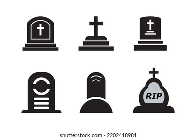 Tomb icon Template vector illustration design