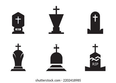 Tomb icon Template vector illustration design