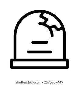 Abbildung des Tomb-Symboldesigns für Vektorsymbol