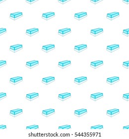 Tomb pattern. Cartoon illustration of tomb vector pattern for web