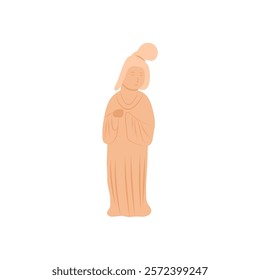 Tomb Statue, China Symbols Vector Illustration