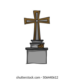 Tomb Stone Vector