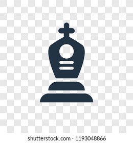 Tomb vector icon isolated on transparent background, Tomb transparency logo concept
