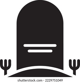 tombstone grave icon. halloween grave icon. Gravestone vector illustration. Rip tombstone flat icon. Headstone, tombstone or gravestone death sign