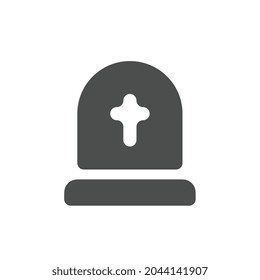 tombstone Halloween solid icon for business website,apps, and many more