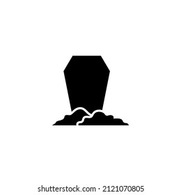 Tombstone icon design template vector isolated