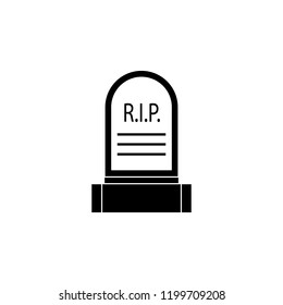 Tombstone icon. Element of war and piece. Premium quality graphic design icon. Signs and symbols collection icon for websites, web design, mobile app on white background