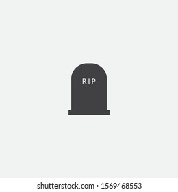 tombstone icon graphic element Illustration template design