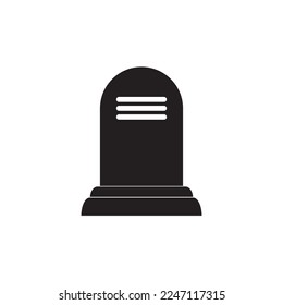 tombstone icon logo vector design