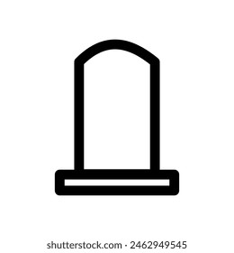 tombstone icon on a white background