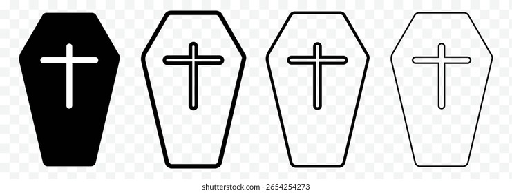 Tombstone icon. Rip grave icons set. Grave Vector Design Icon Style. Tomb Icon. tombstone with rip vector icon eps 10