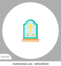 Tombstone icon sign vector,Symbol, logo illustration for web and mobile