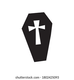 Tombstone-Symbol, Vektorgrafik einzeln auf weißem Hintergrund