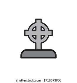 Tombstone Icon In Trendy  Design Vector Eps 10