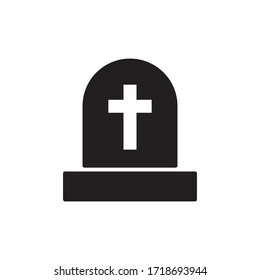 Tombstone Icon In Trendy  Design Vector Eps 10