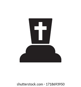 Tombstone Icon In Trendy  Design Vector Eps 10