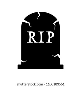 Tombstone icon vector