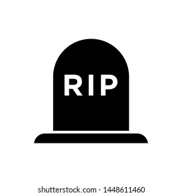 Tombstone icon vector design template
