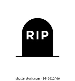 Tombstone icon vector design template