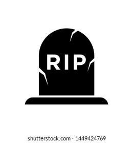 Tombstone icon vector design template