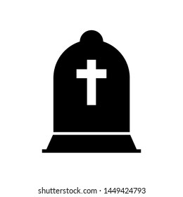 Tombstone icon vector design template