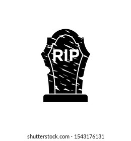 Tombstone icon vector design template
