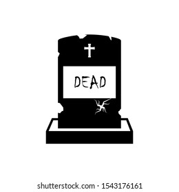 Tombstone icon vector design template