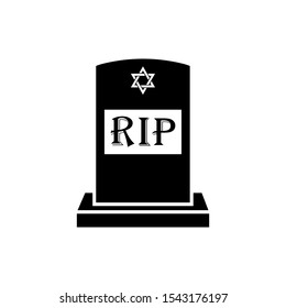 Tombstone icon vector design template