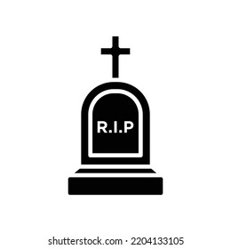 tombstone icon vector design template
