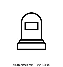 tombstone icon vector design template