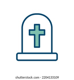 tombstone icon vector design template