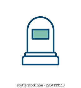 tombstone icon vector design template