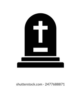 tombstone icon vector design template simple and clean
