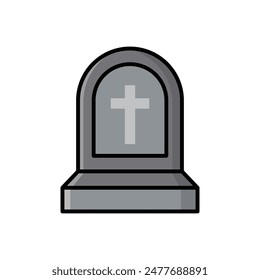 tombstone icon vector design template simple and clean