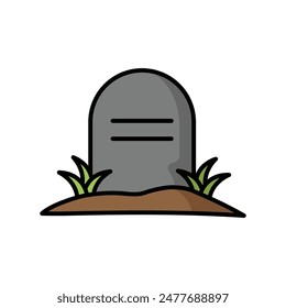 tombstone icon vector design template simple and clean