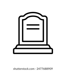 tombstone icon vector design template simple and clean