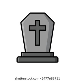 tombstone icon vector design template simple and clean