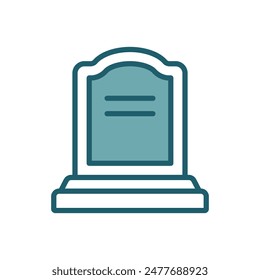 tombstone icon vector design template simple and clean