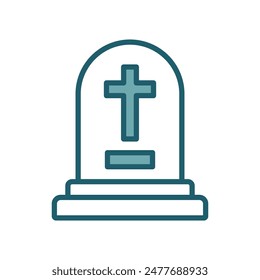 tombstone icon vector design template simple and clean