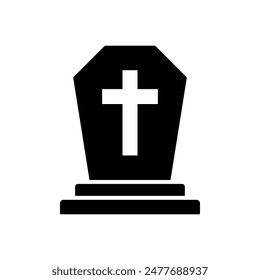 tombstone icon vector design template simple and clean