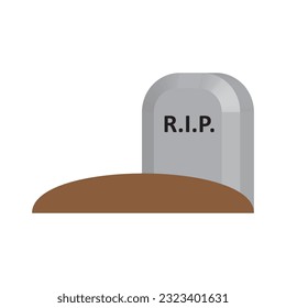 tombstone icon vector illustration logo design