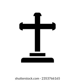 Tombstone icon vector illustration on trendy design