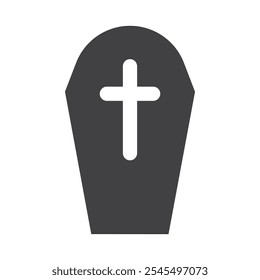 Tombstone icon Vector logo outline