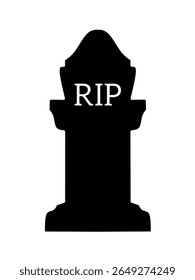 tombstone icon vector with trendy design