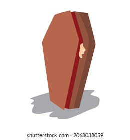 tombstone illustrations for Halloween, etc. A flat design illustration