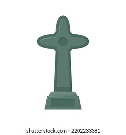 Tombstone einzeln auf weißem Hintergrund