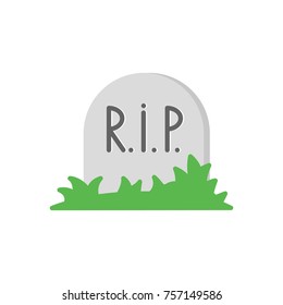 tombstone rip. vector illustration