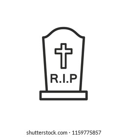 tombstone vector icon 