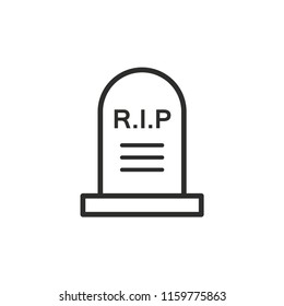 tombstone vector icon 