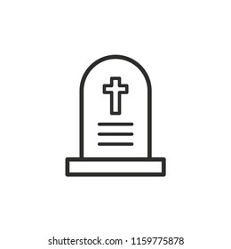 tombstone vector icon 